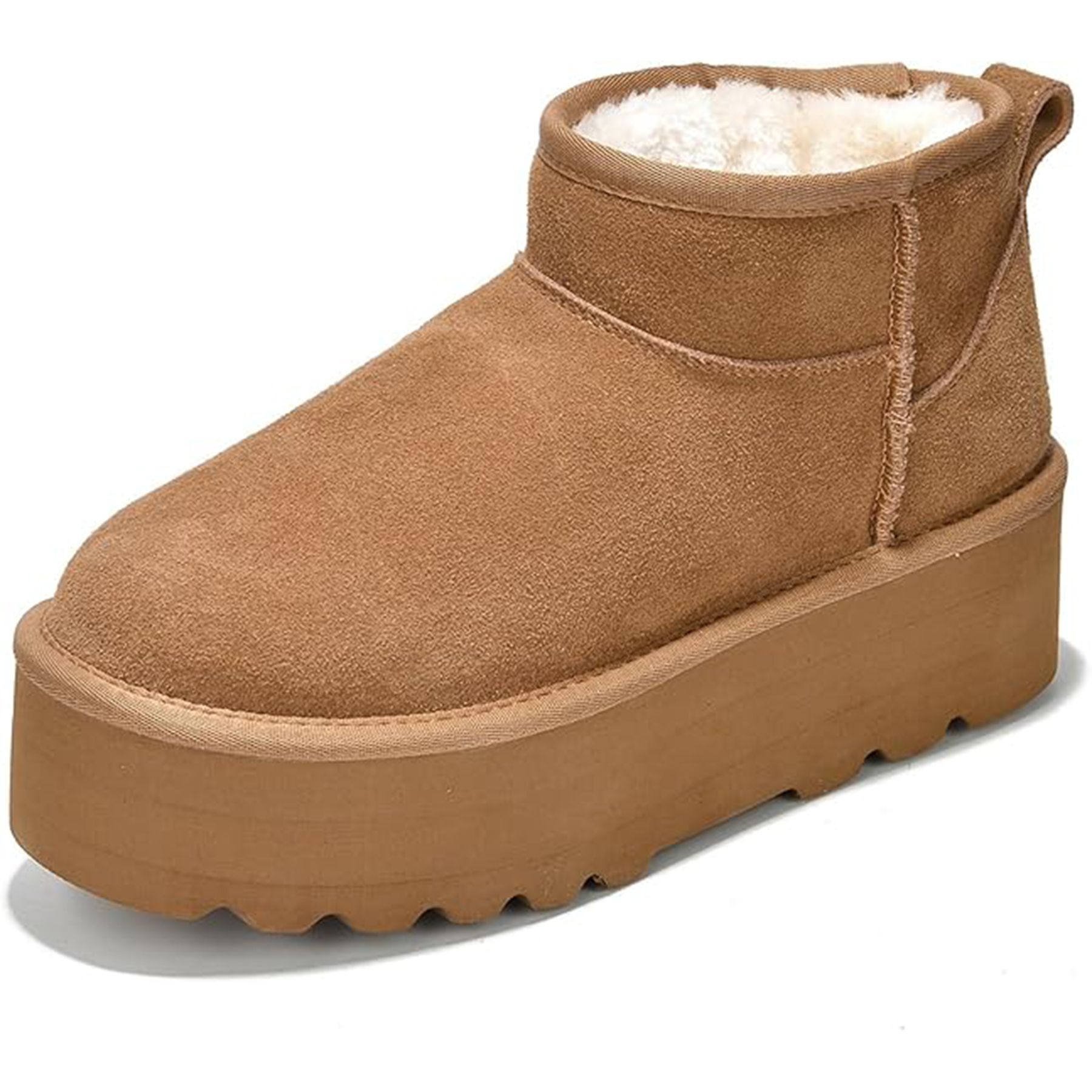 Wool Platform Snow Boots 7