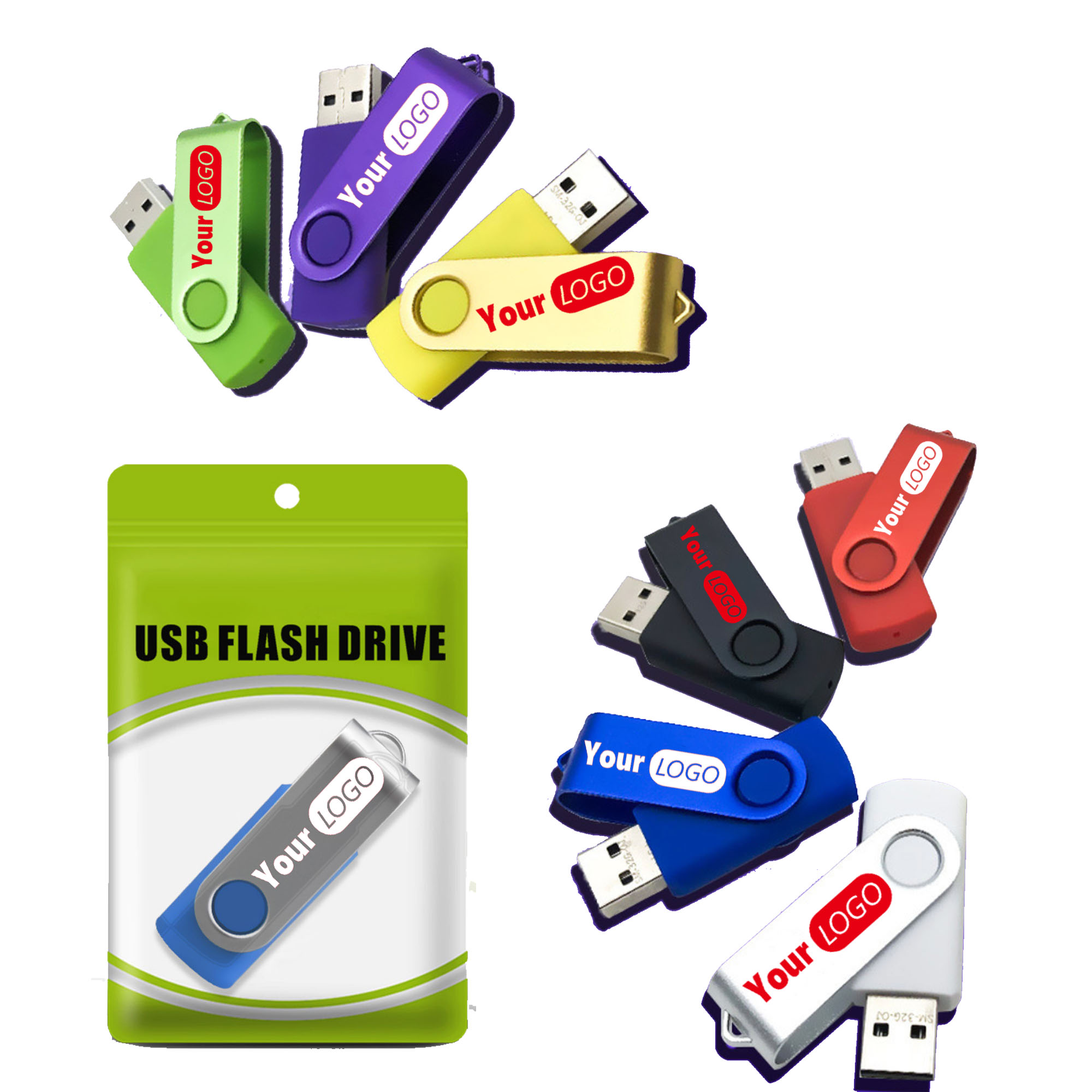 MOQ50 16GB Capacity USB Flash Drive 2