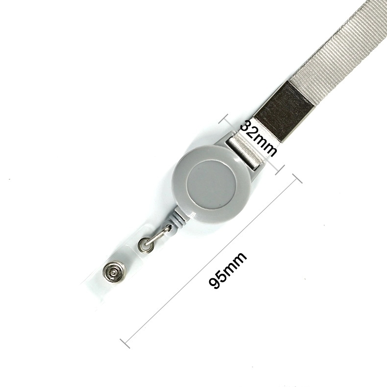 Combination lanyard with retractable reel ID Holder 4