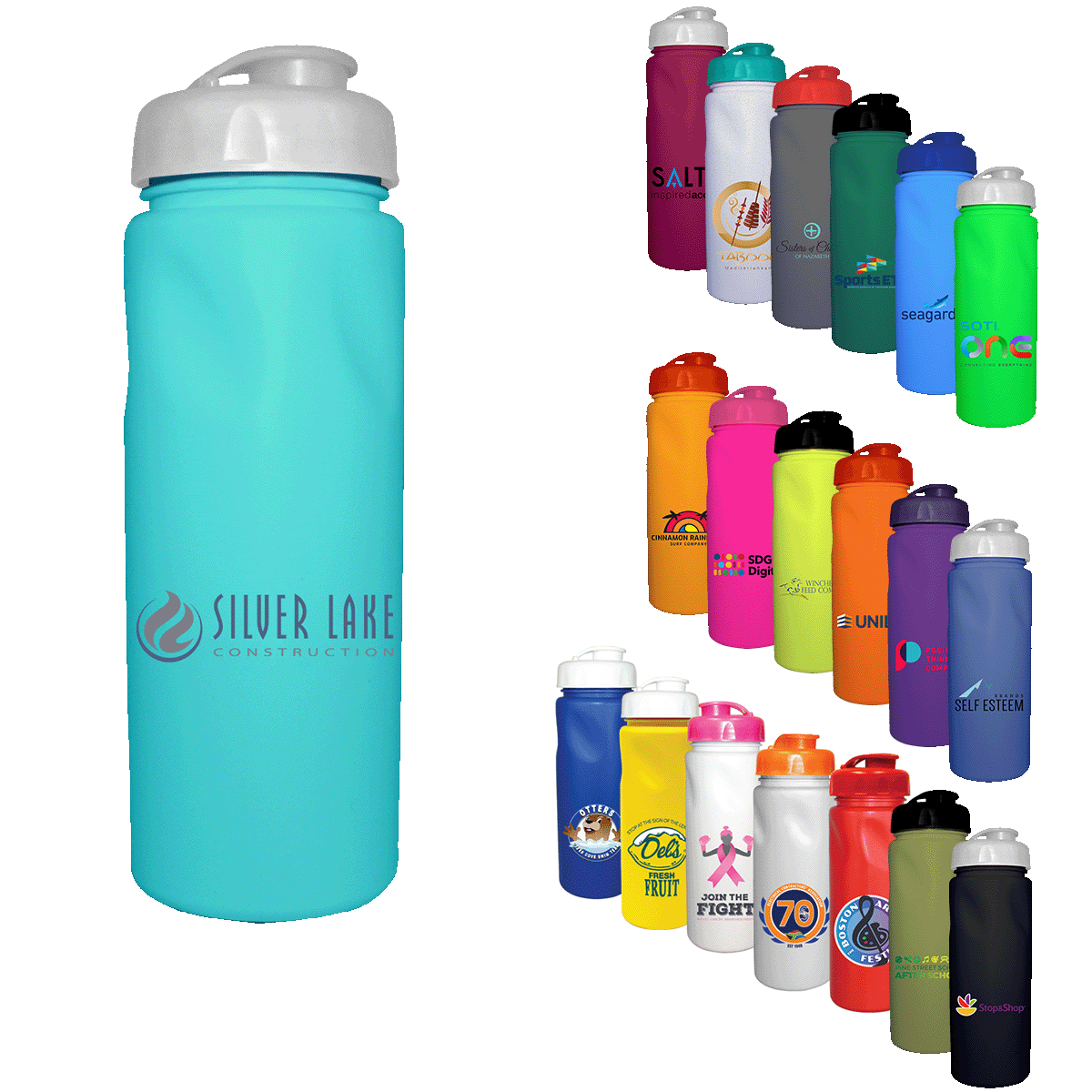 24 Oz. Cycle Bottle with Flip Top Cap 2