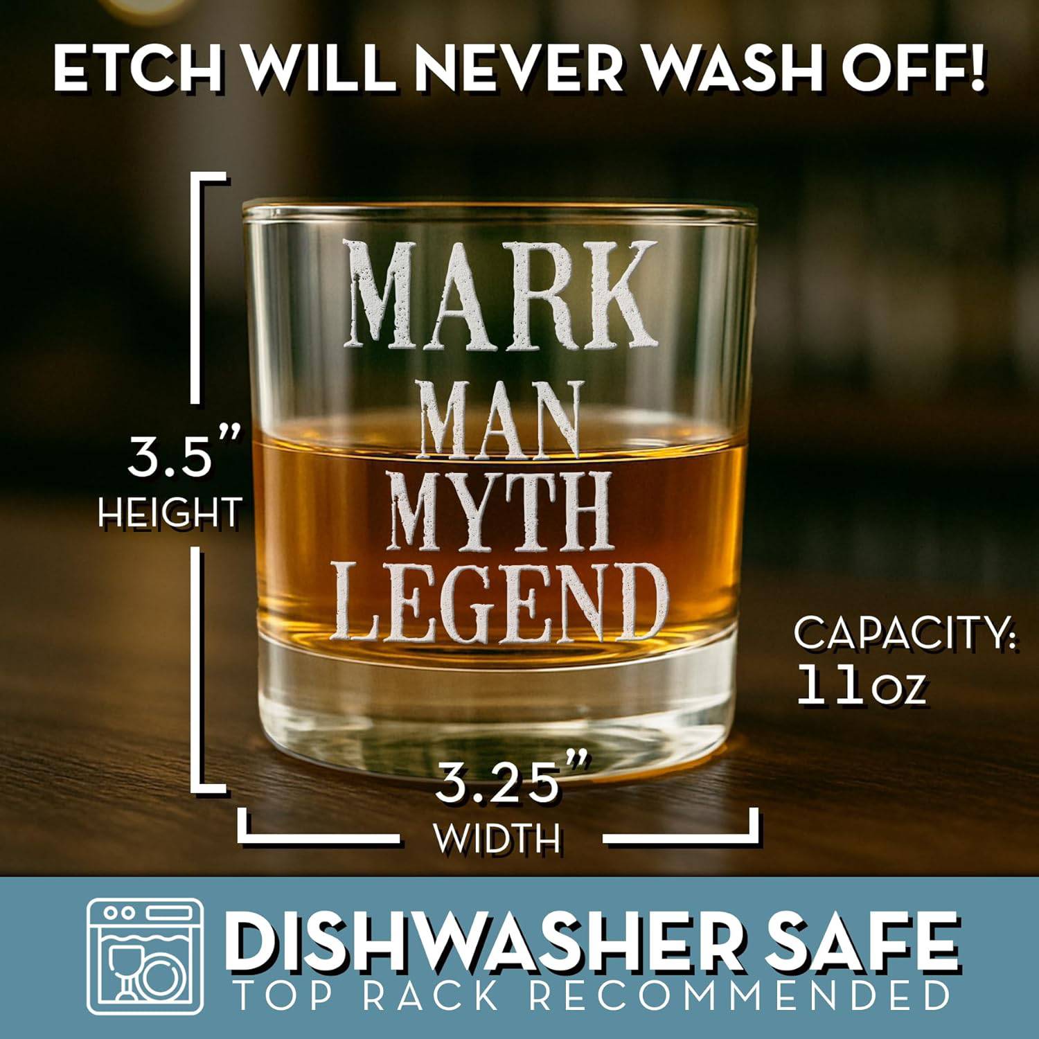 8/11oz Thick Walled Whiskey Glass 2