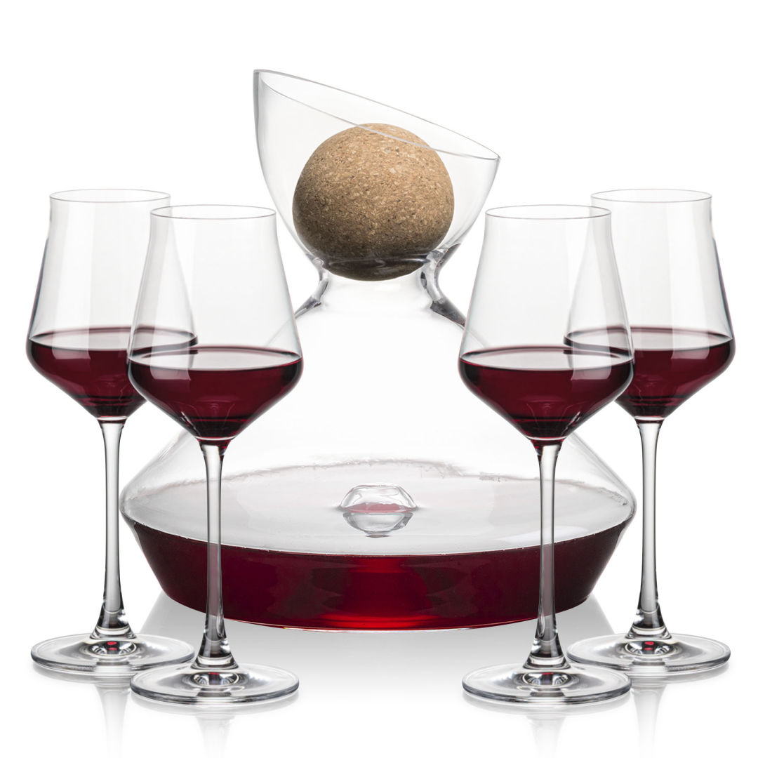 Woodbury Carafe w/Cork Stopper & Bretton Wine 2