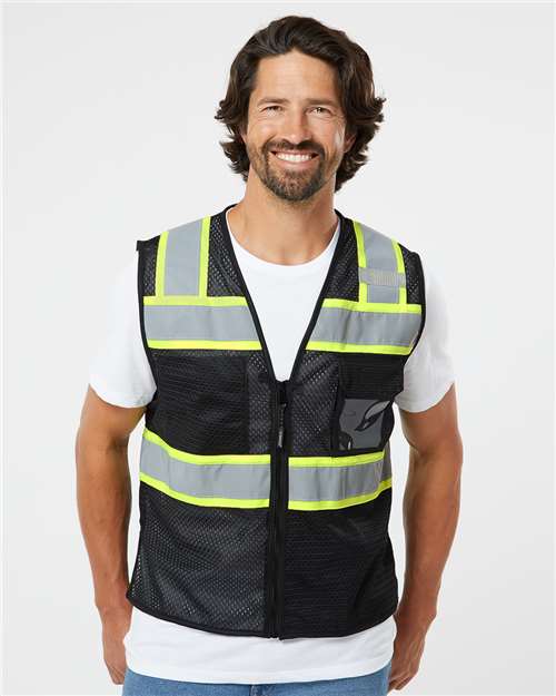 EV Series Enhanced Visibility 3 Pocket Mesh Vest