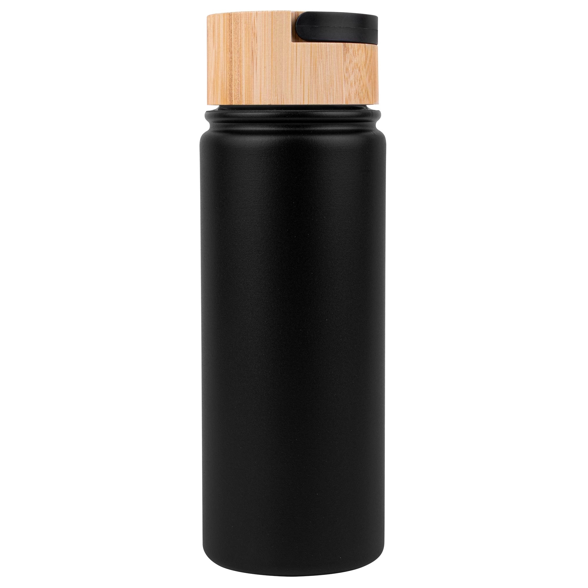 20 oz. Vacuum-Sealed Stainless Water Bottle with Bamboo Lid, custom water bottle with logo imprint 7