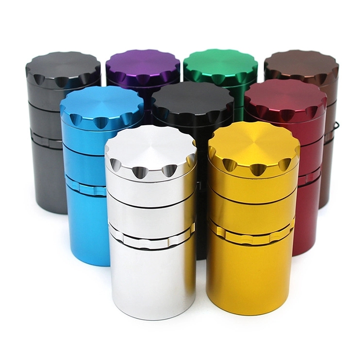 Aluminium Herb Grinder With Large Capacity Storage Container 3