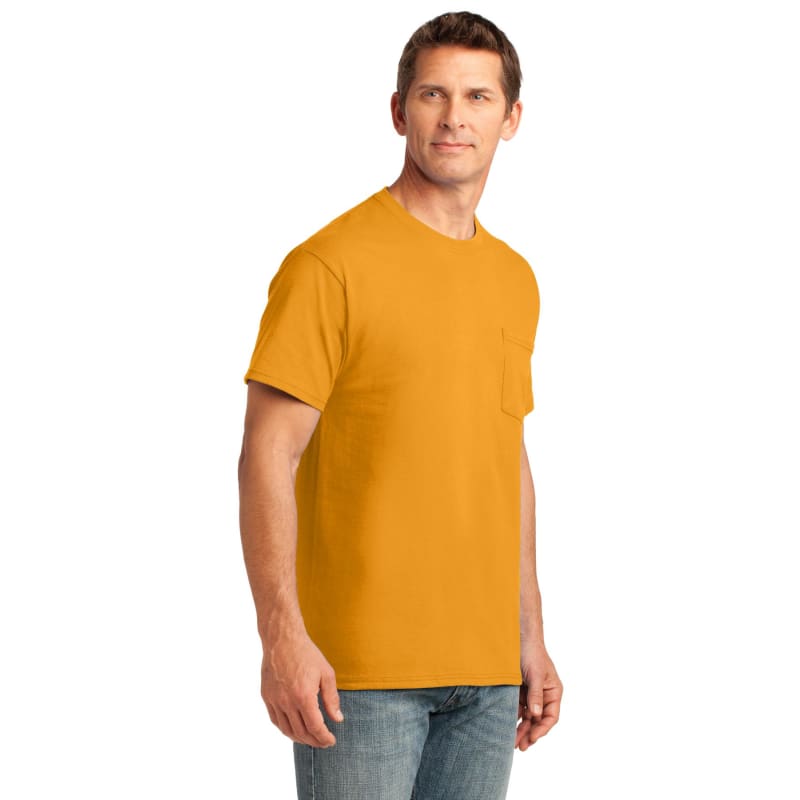 Port & Company Core Cotton Pocket Tee. 87
