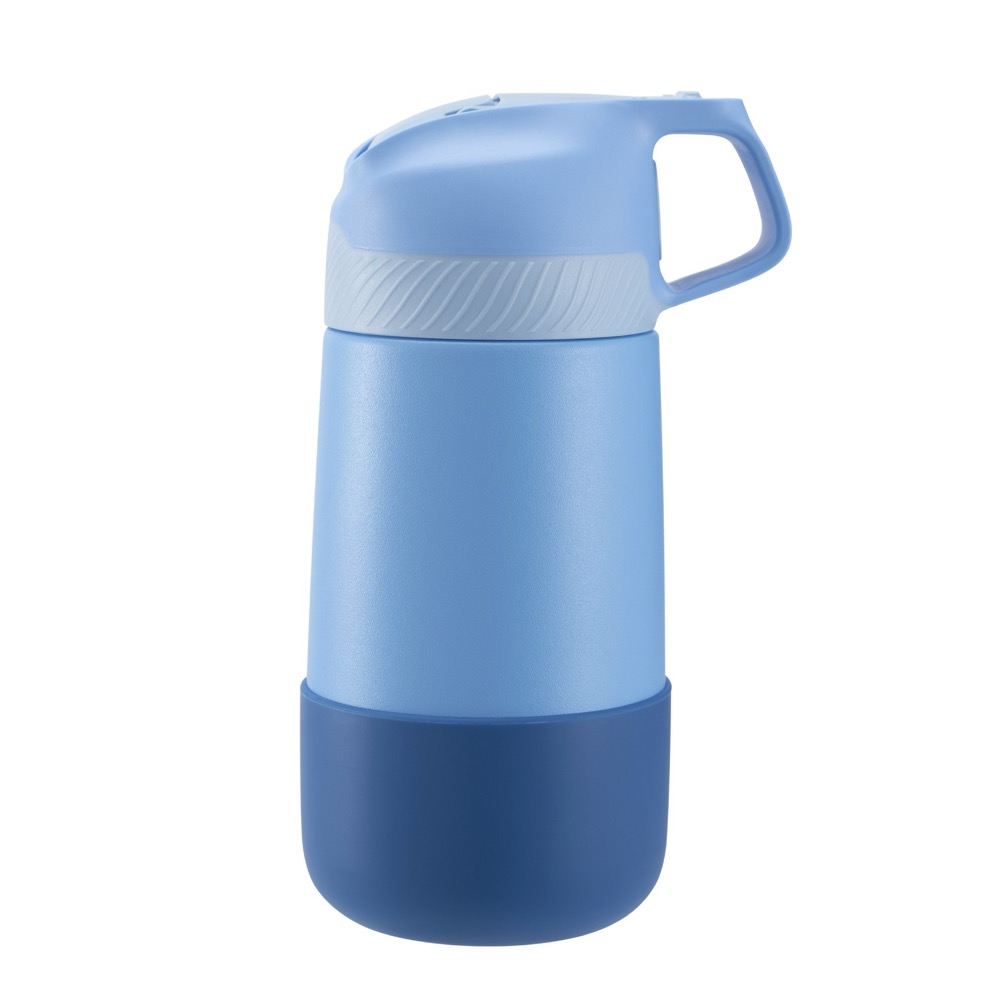 12 Oz 316 Ss Double Wall Water Bottle With Pop-Up Straw Lid For Kids 2