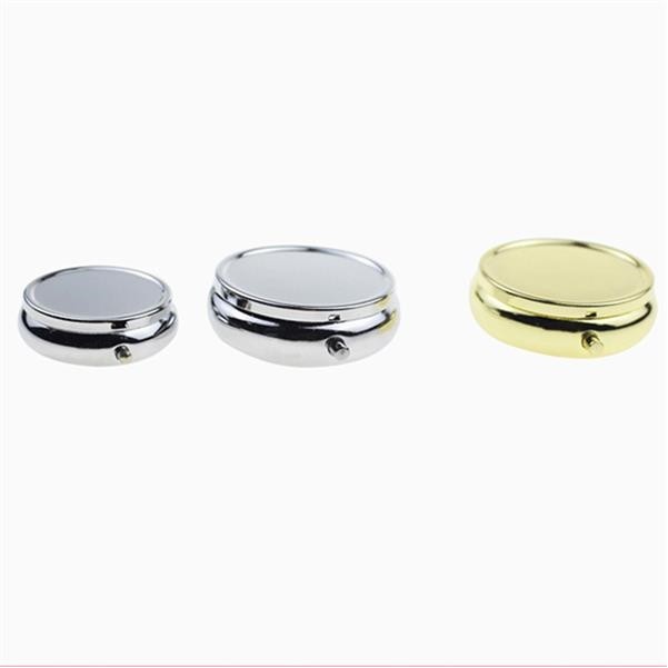 Portable Mini Silver Medicine Drug Holder Container 8