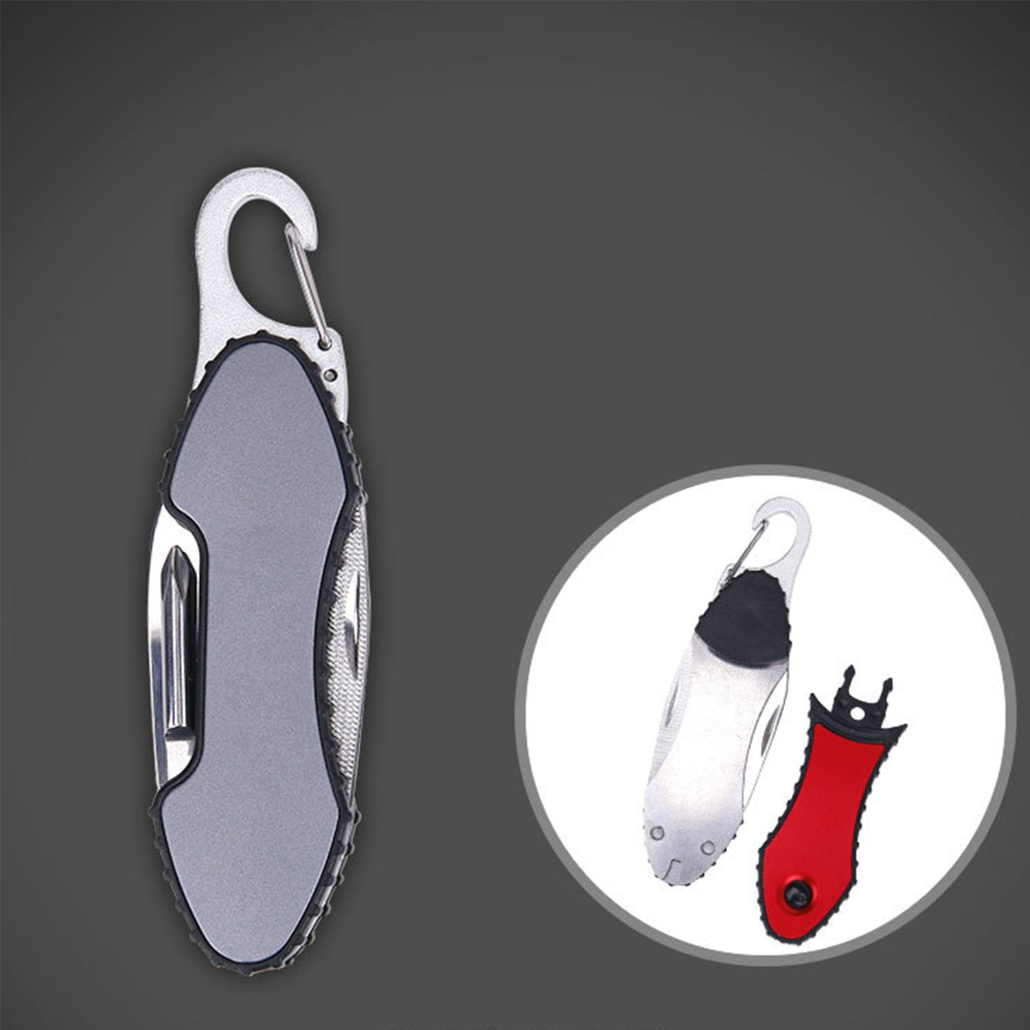 6-In-1 Carabiner Tool Set 1