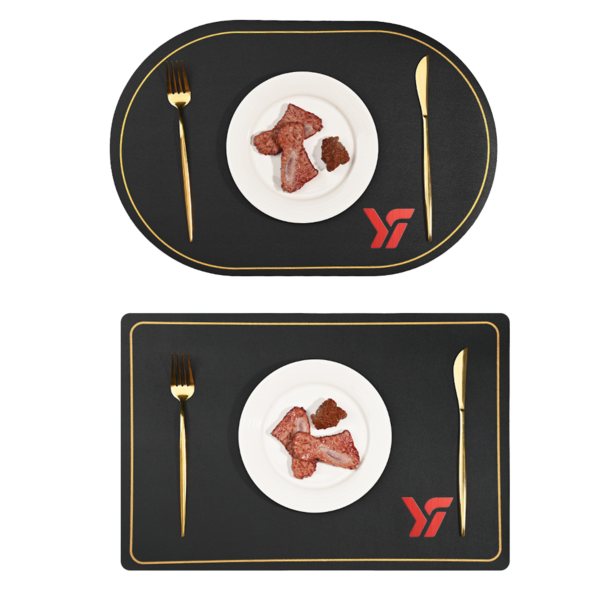 PU Leather Dining Placemats 2
