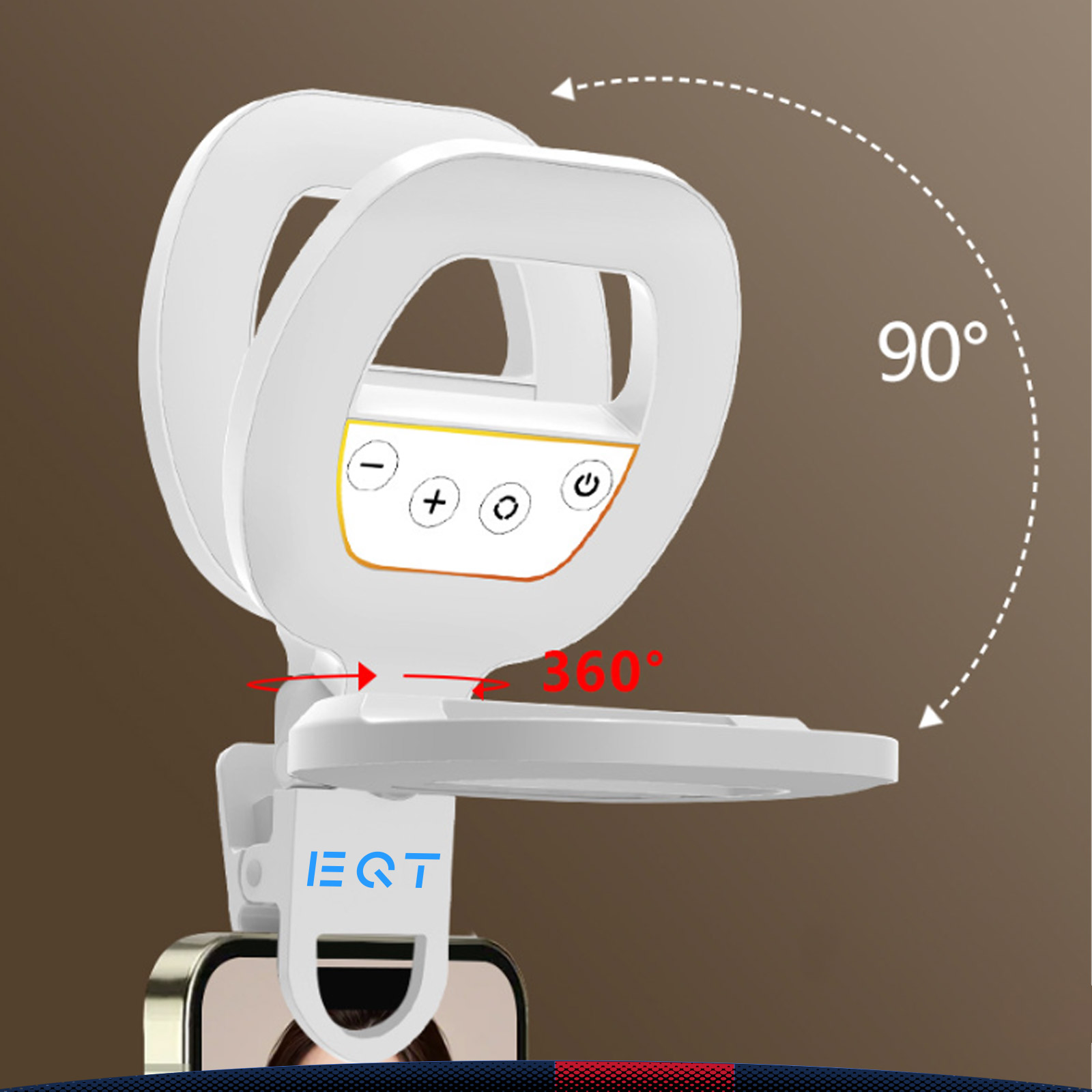 Lucenna Clip-On LED Selfie Ring Light 2