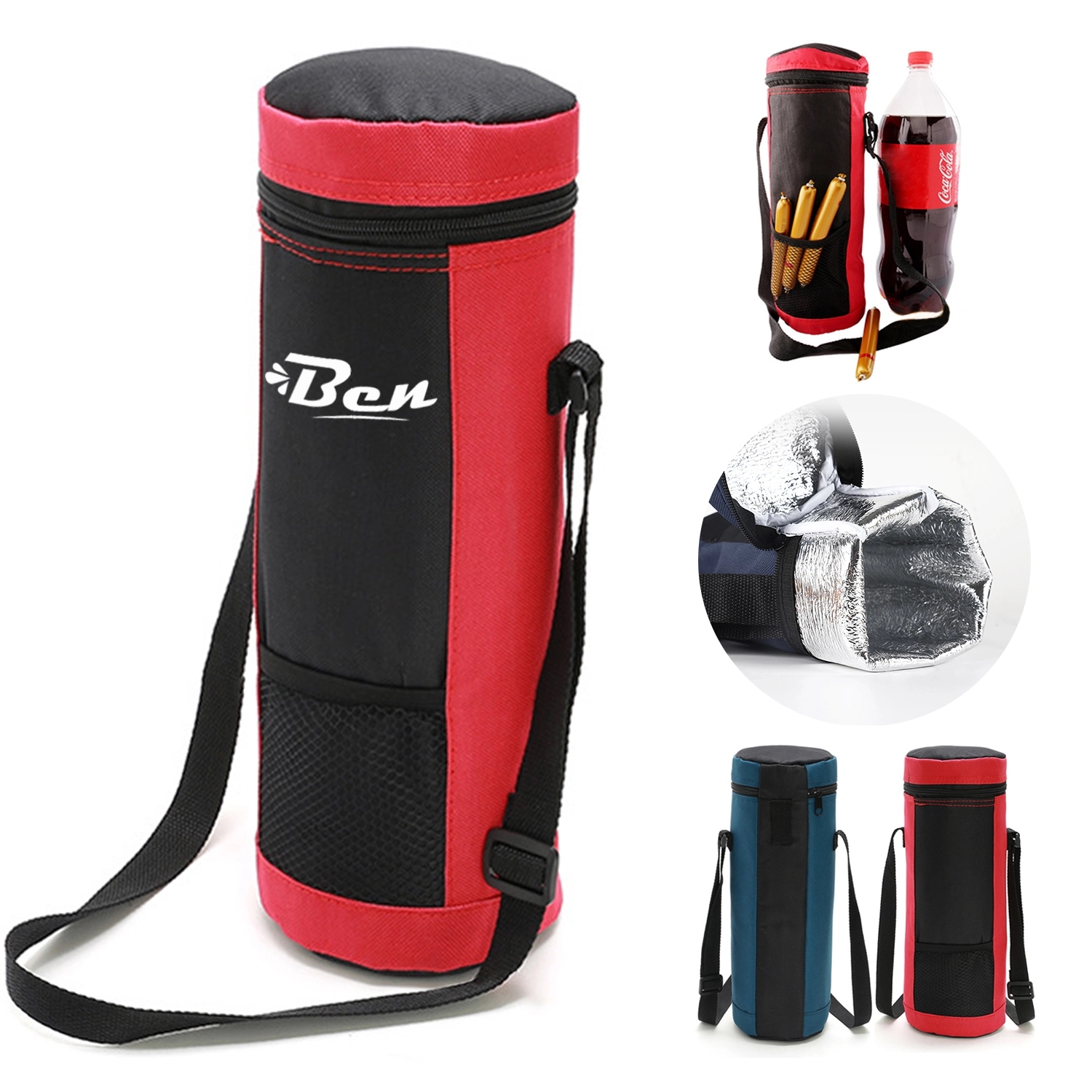 Handheld Oxford Cylindrical Insulated Bag 2