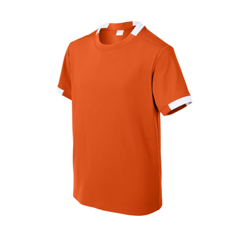 Sport-Tek Youth Club Short Sleeve Crew 17