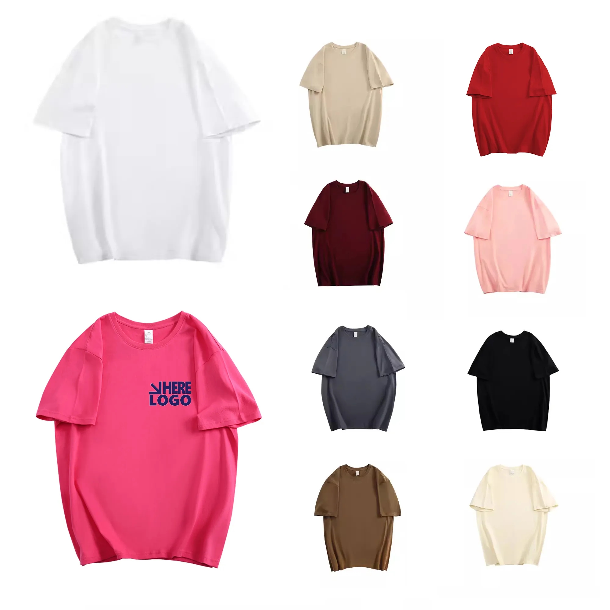 Unisex Advertising Customization Cotton Promotional T-Shirt 2