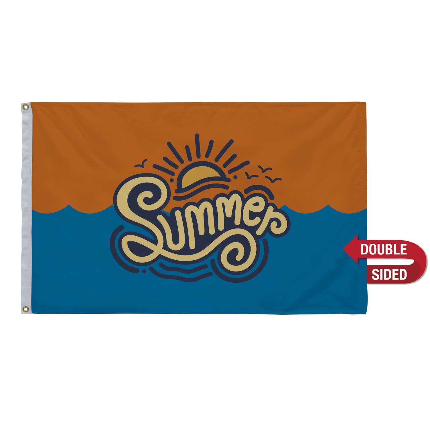 2.5' x 4' Polyester Flag Double-Sided