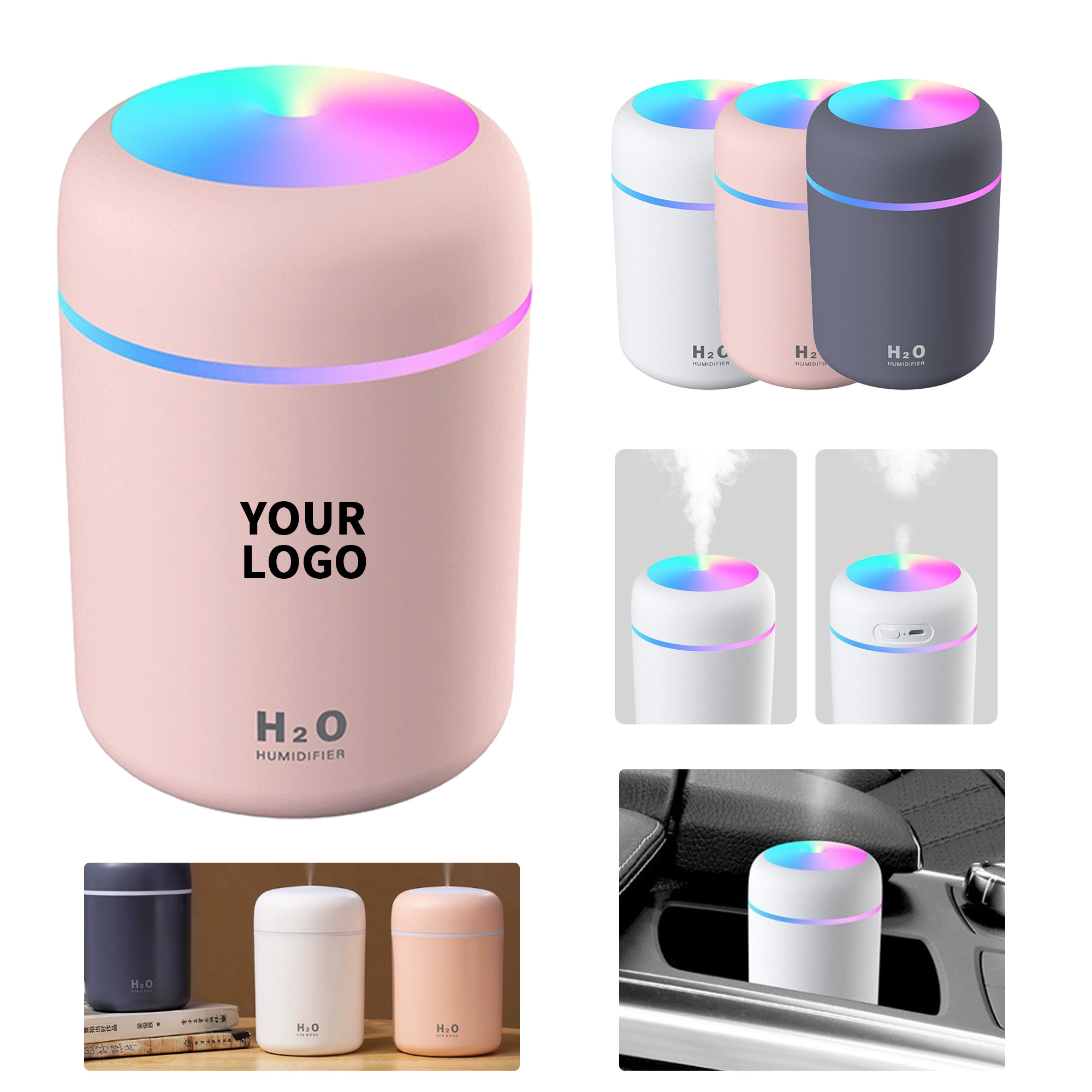 Cool Mist Humidifier With Colorful Light 2