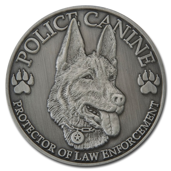 Zinc Alloy Challenge Coin with Antique Plating Finishes - 2
