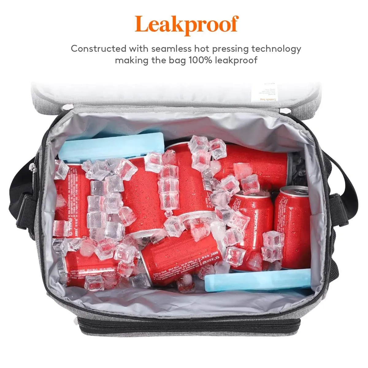Large Lunch Bag Insulated Box for Adult Men Women 5