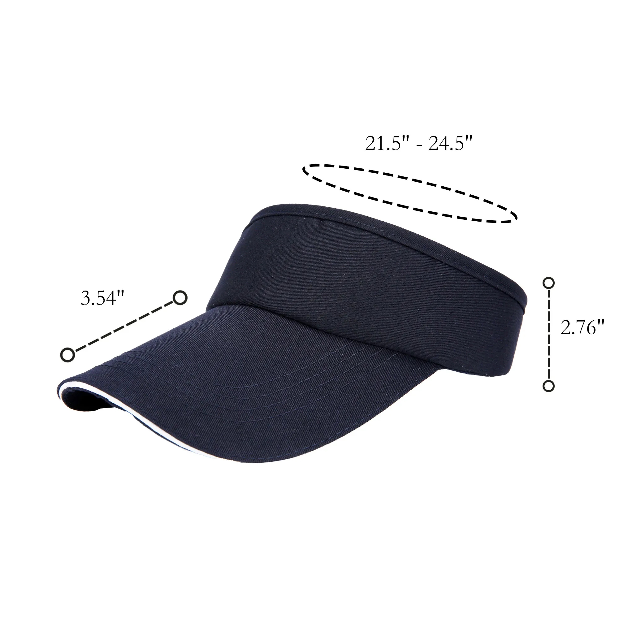 100% Cotton Sports Sun Visor 12
