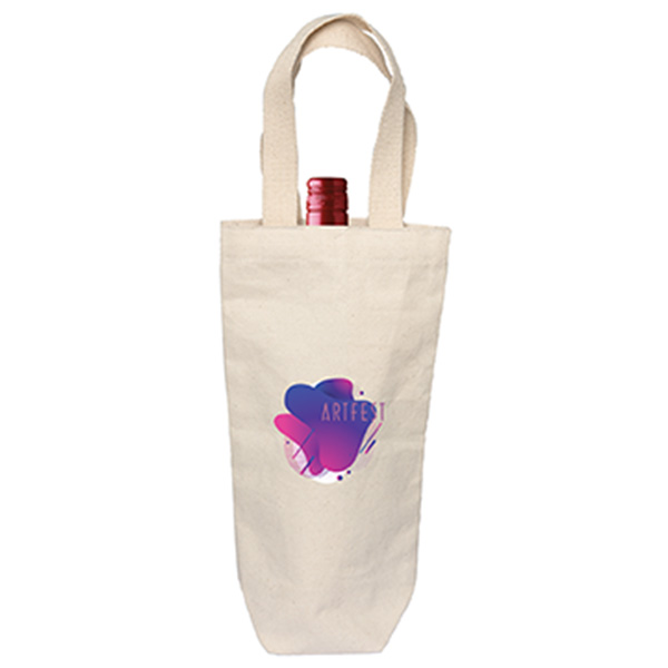 Rhone Valley Cotton Wine Bag 1