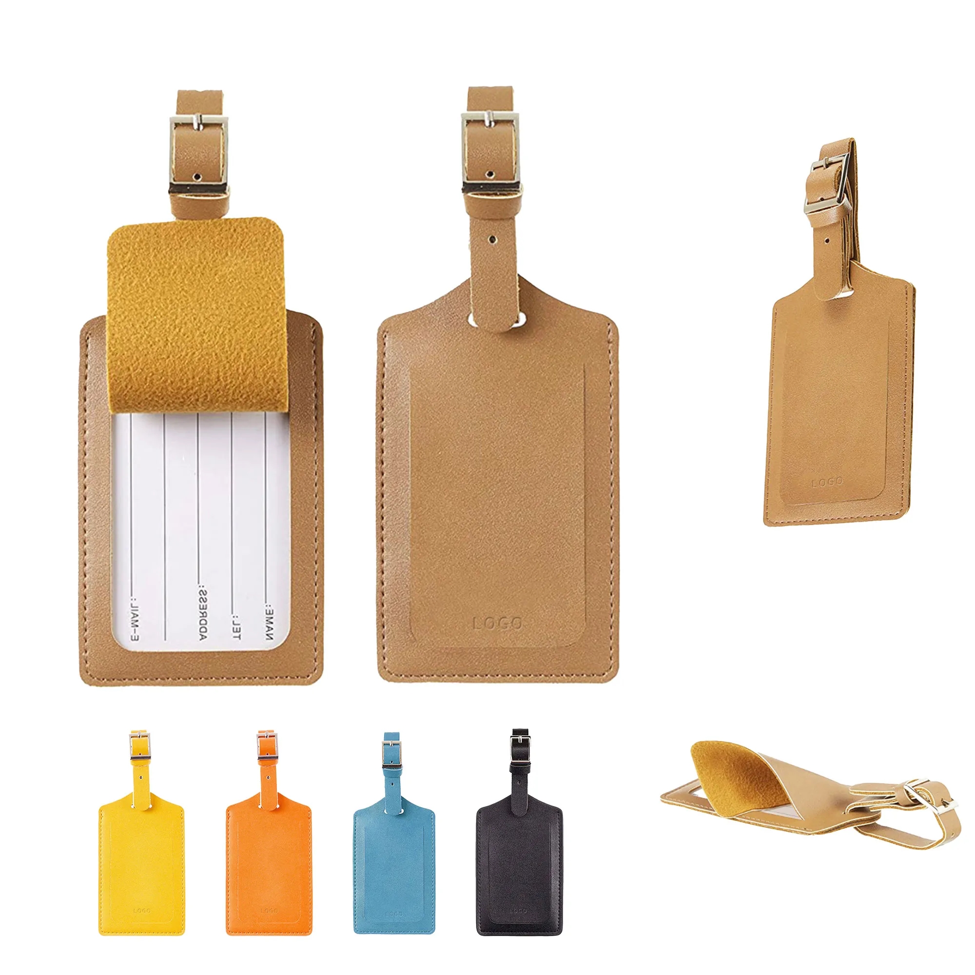 Custom PU Luggage Tag 2