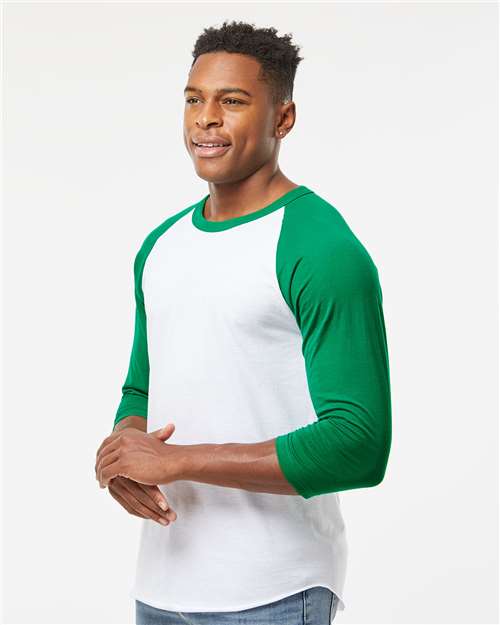 Unisex Fine Jersey Raglan T-Shirt - 245 156