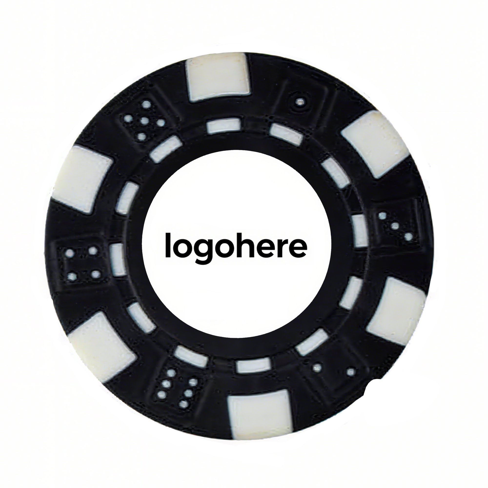 MOQ 100 Casino Grade 11.5g ABS Poker Chips 5