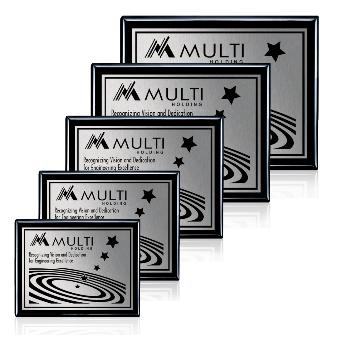 Carson - Black/Satin Silver