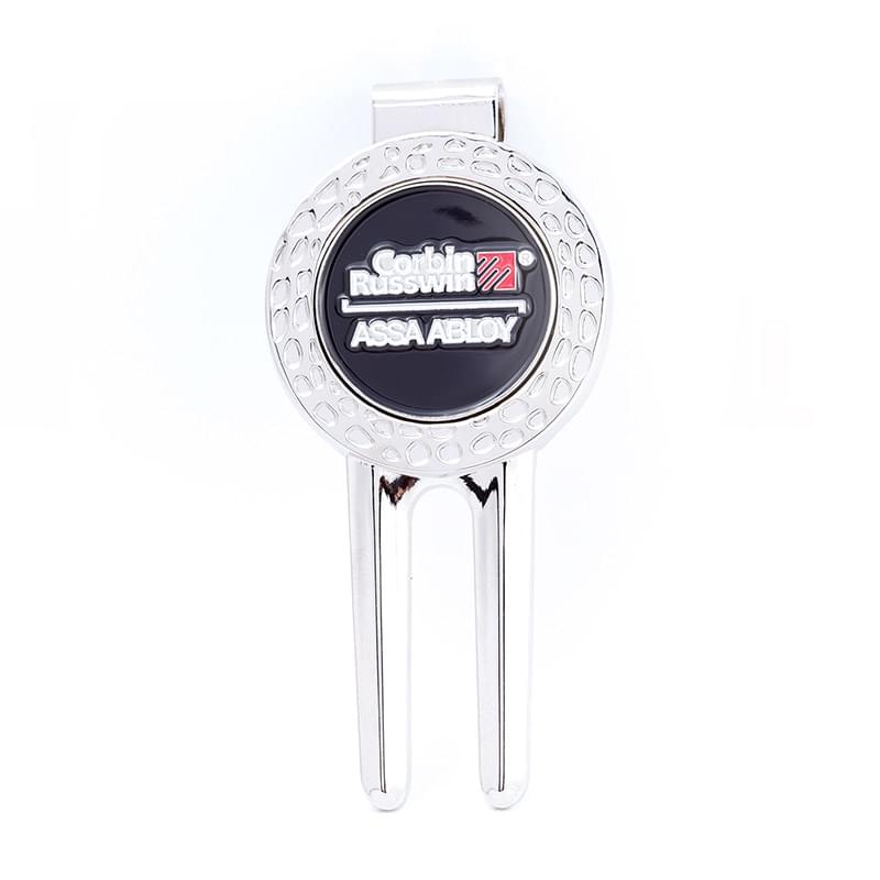 Divot Tool with Soft Enamel Removable Ball Marker 2