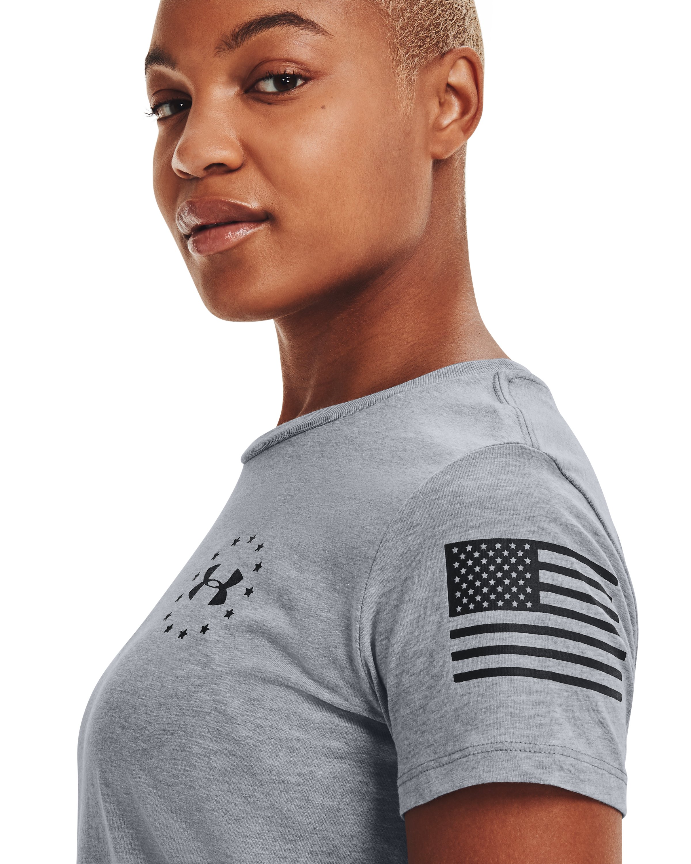 Women's UA Freedom Banner T-Shirt  1