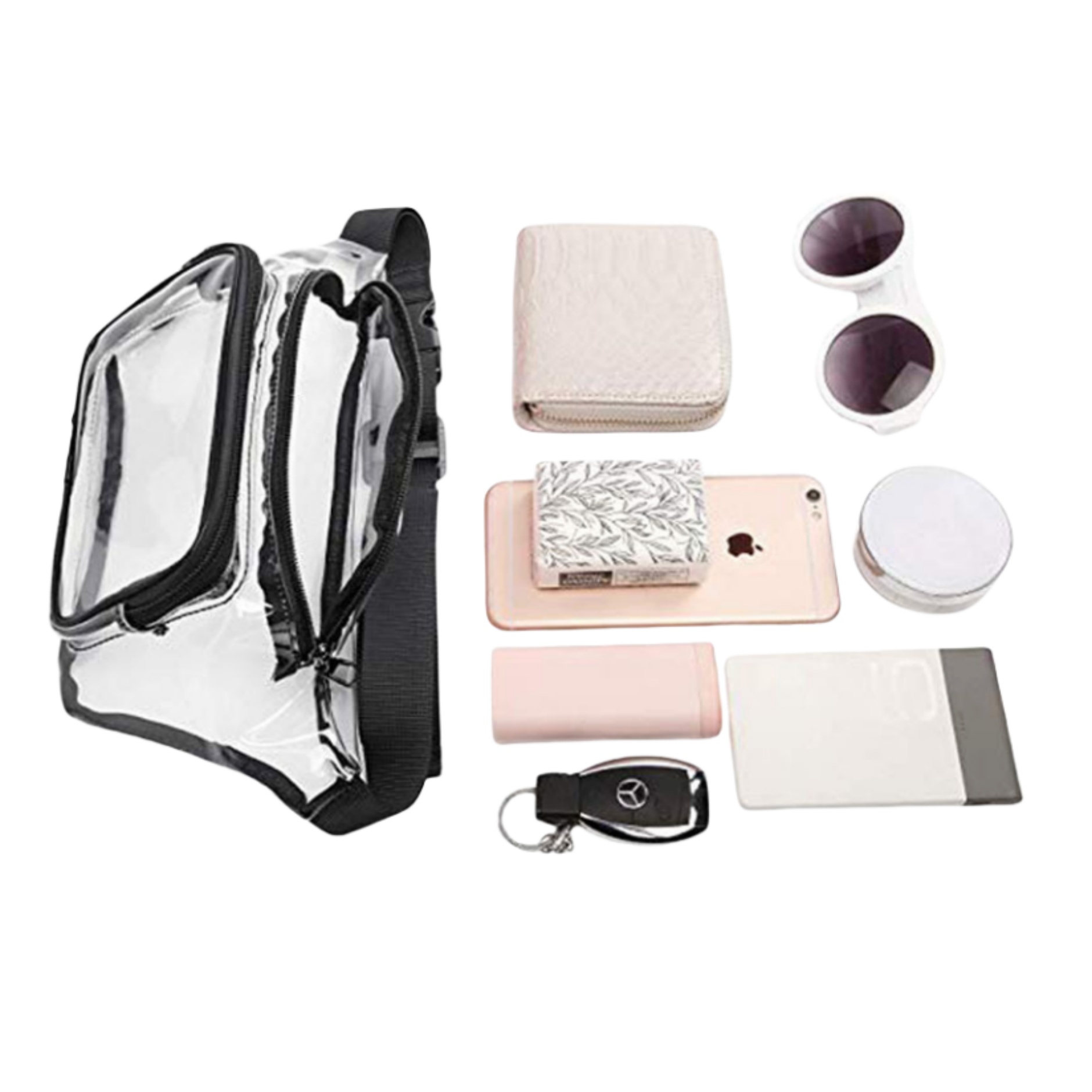 Clear Fanny Pack Stadium Approved Waist Bag 8