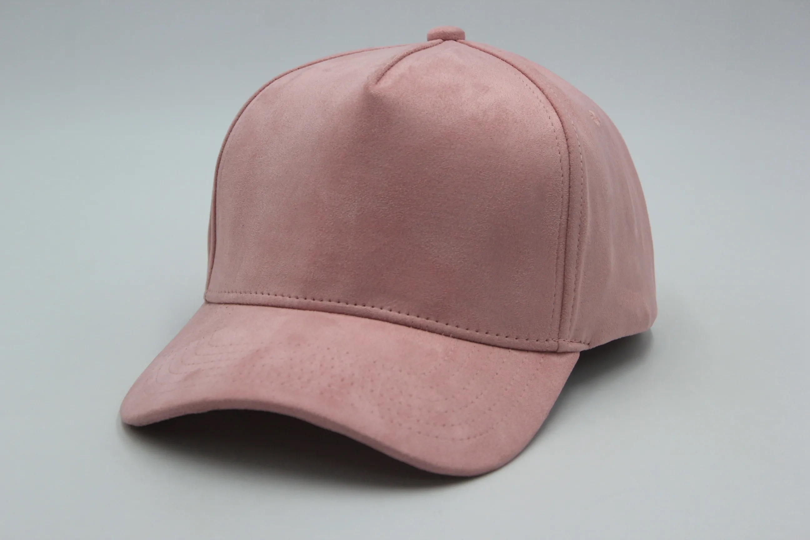 A Frame Suede 5 Panels Baseball Cap Snapback