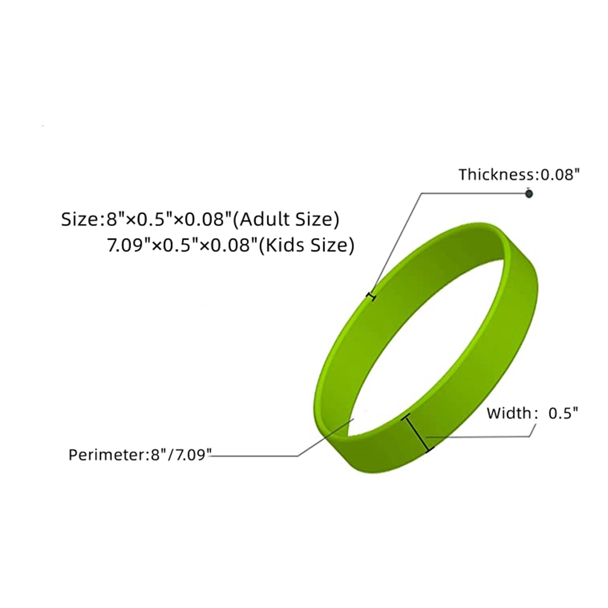 Silicone Sports Wrist Band Rush Service 5