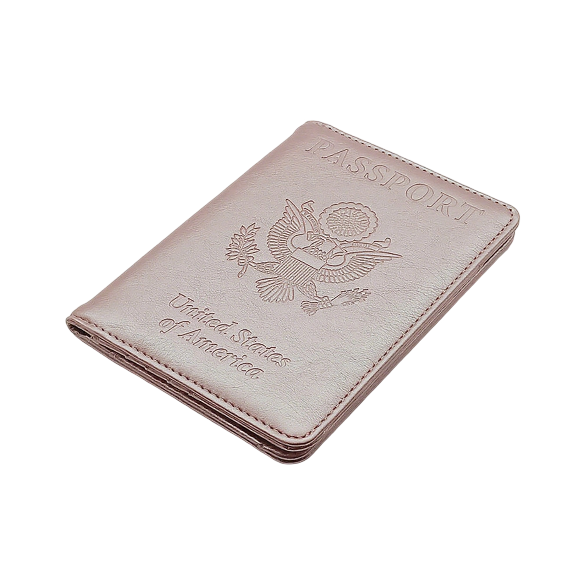 PU Leather Passport Wallet With RFID Blocking 5.5" By 4.1" 3
