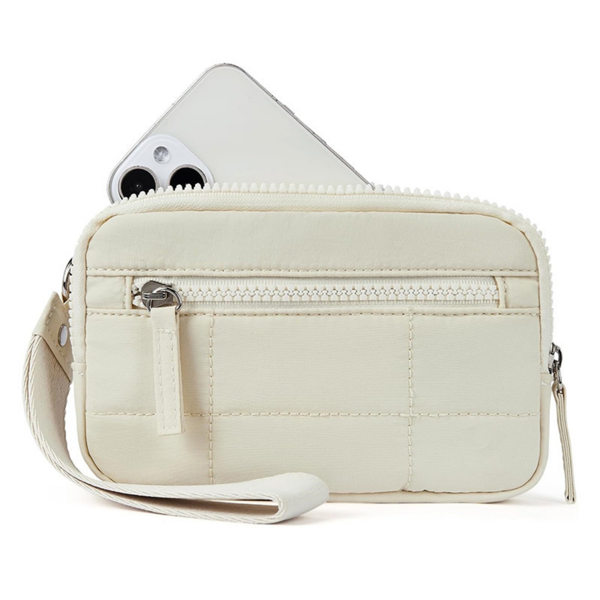 Wristlet Wallets With 3 Zippers 6