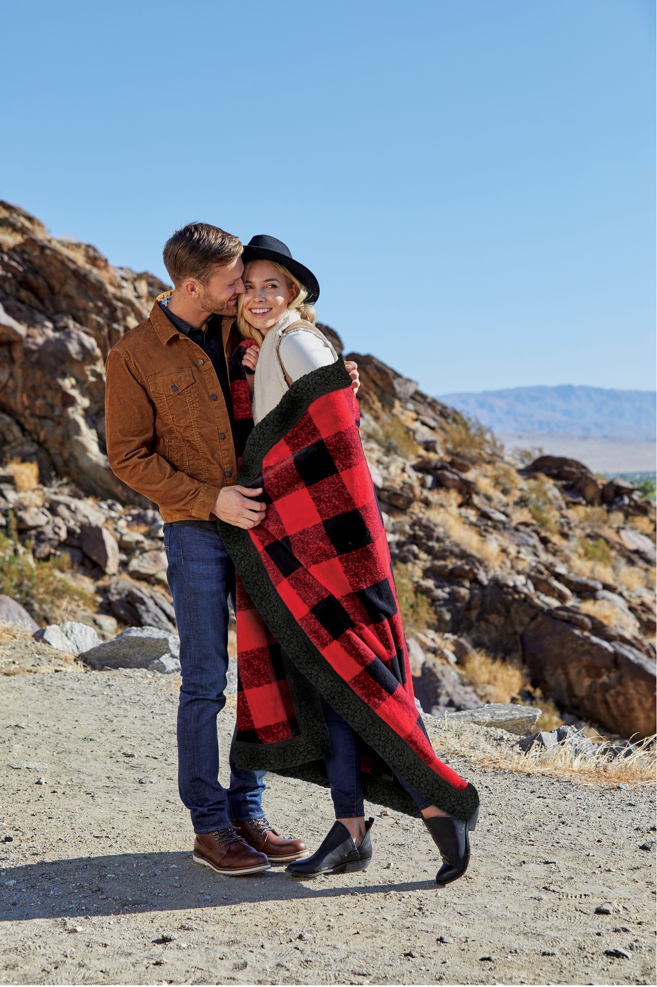 Woodland Plaid Throw Blanket 3