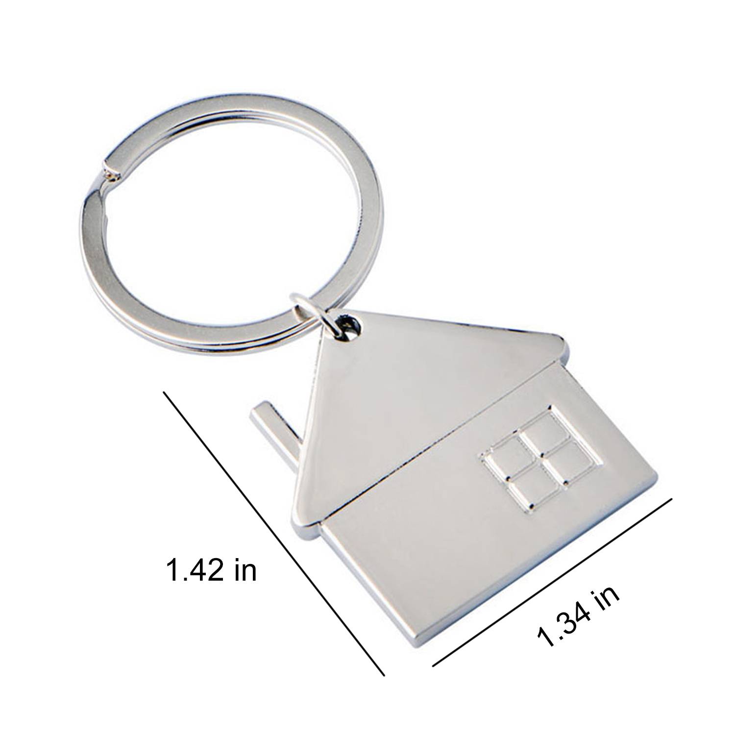 House Shape Metal Keychain 5