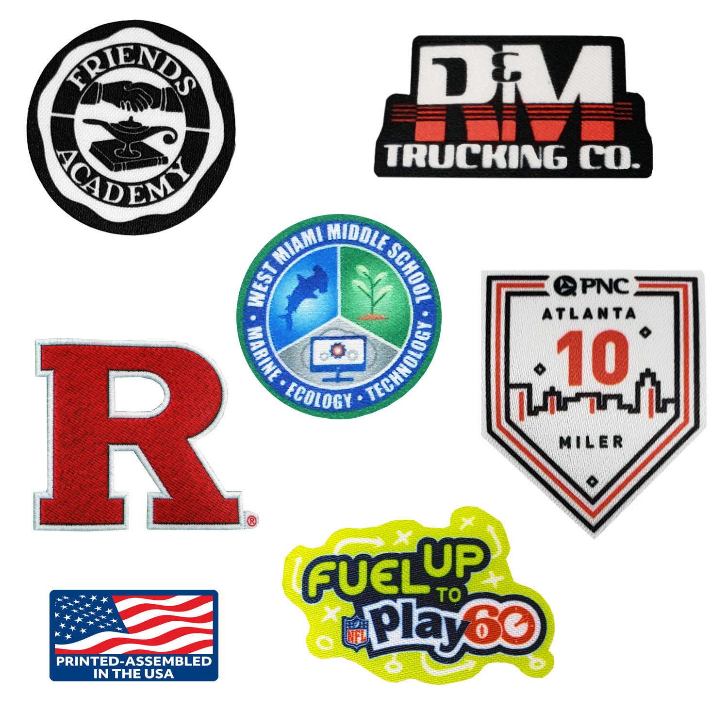 Full Color Dye Sublimation DigiPrint Patches