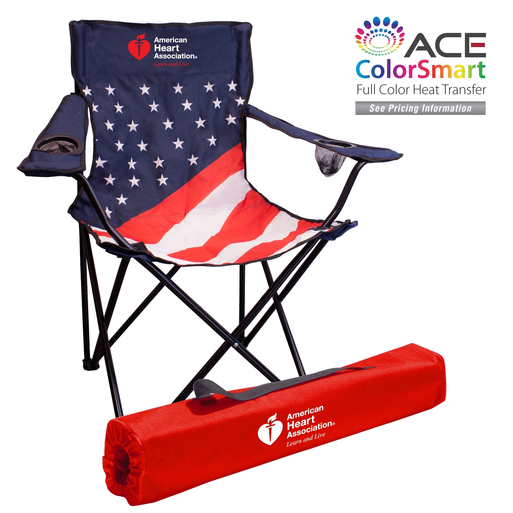 Venice Outdoor Folding Chair - USFlag Camo 5