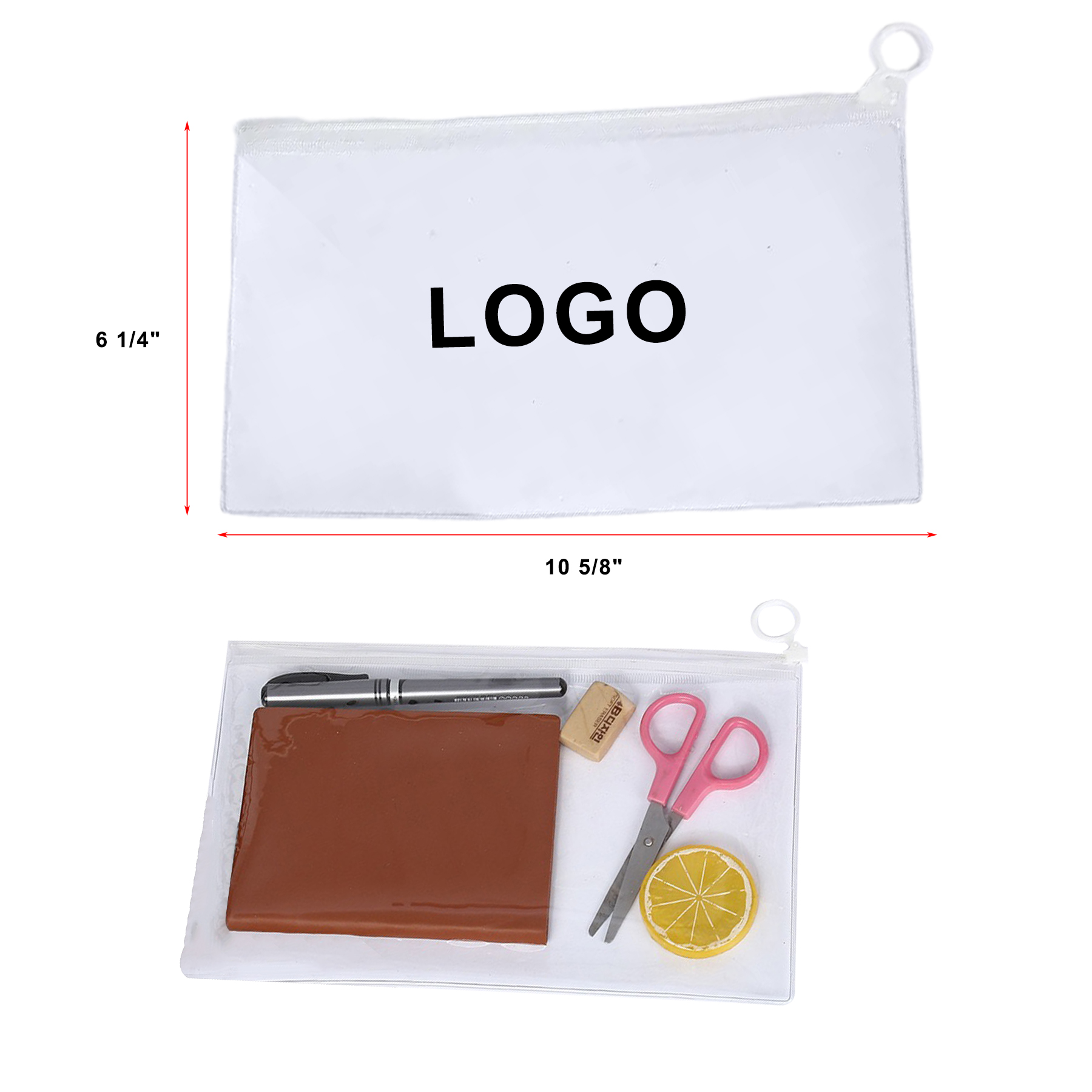 Transparent Zipper Storage Bag 2