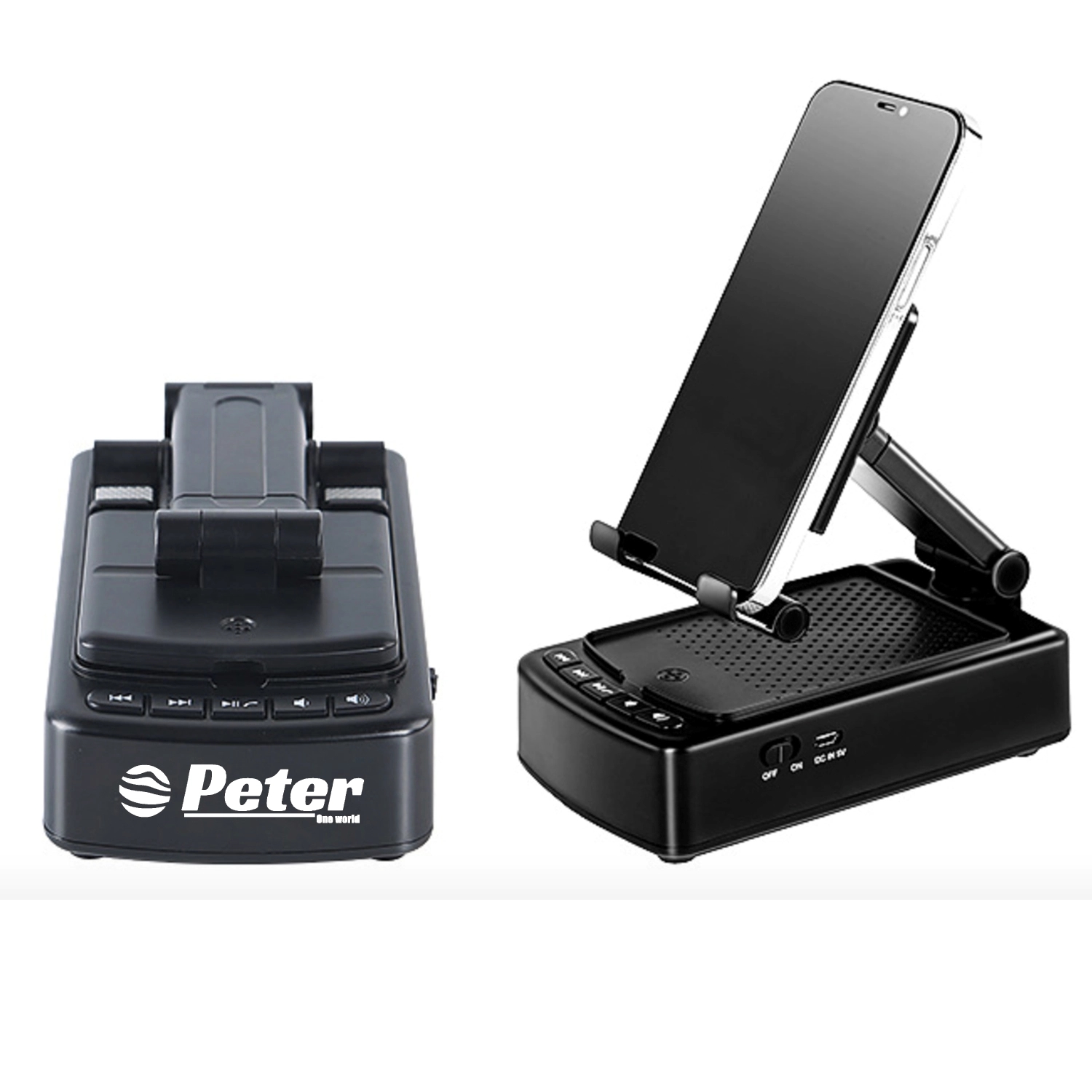 Phone Stand With Wireless Bluetooth Speaker 2