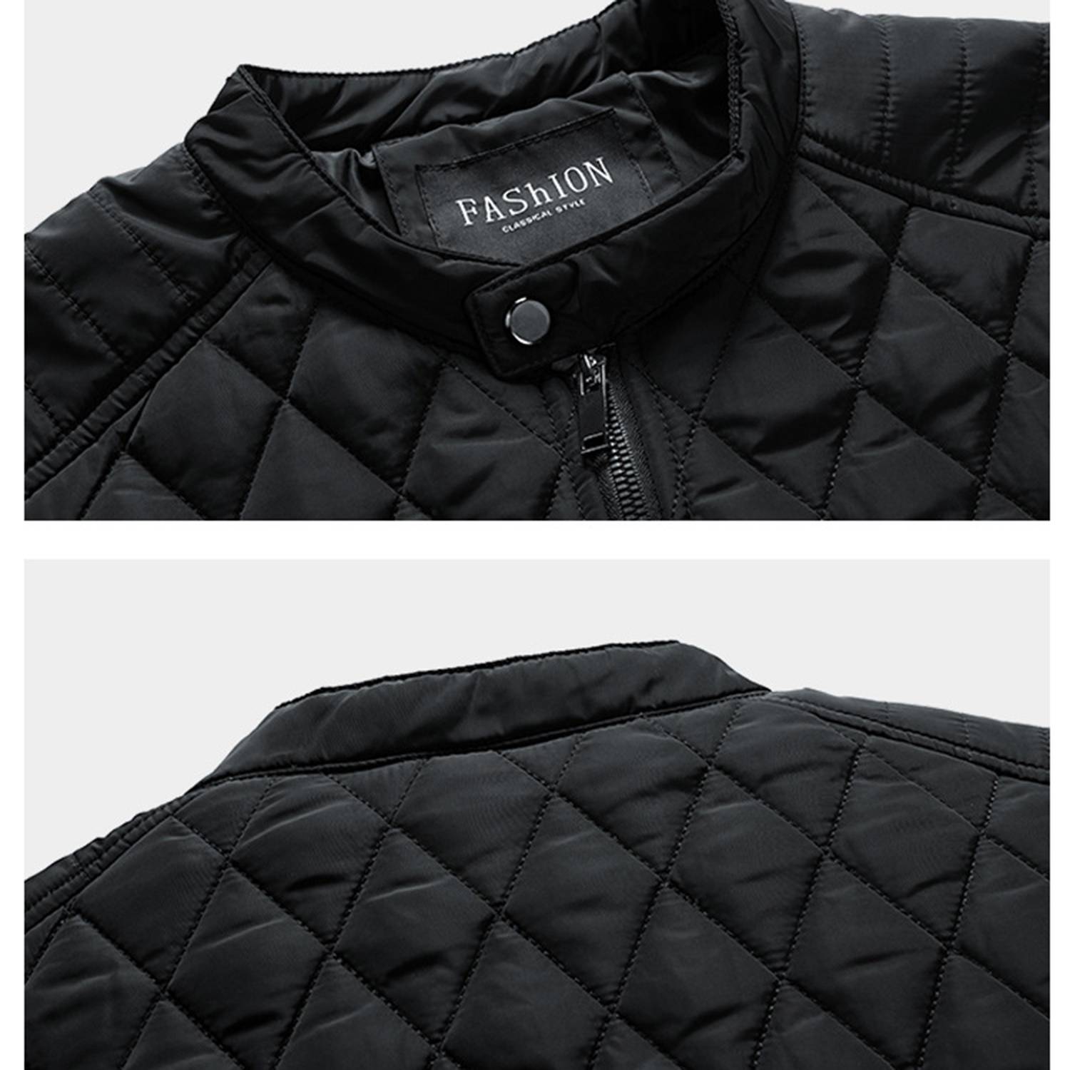 Fashion Simple Casual Stand Collar Warm Coats 3