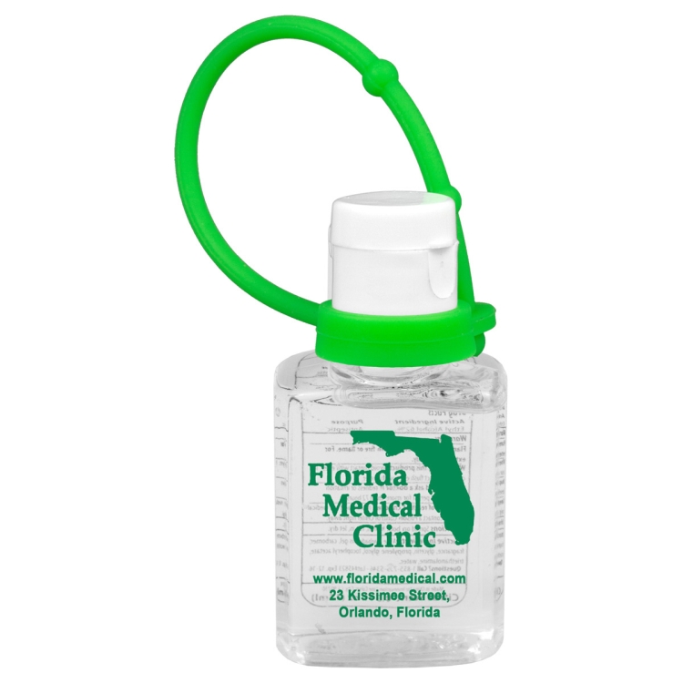 "SanPal S Connect" 0.5 oz Compact Hand Sanitizer Antibacterial Gel in Flip-Top Squeeze Bottle 1