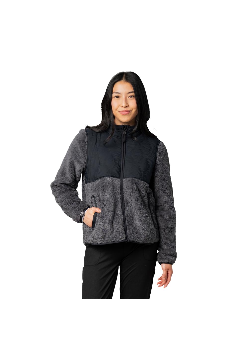 Storm Creek Women's Teddy Quilted Teddy Fleece Jacket 16