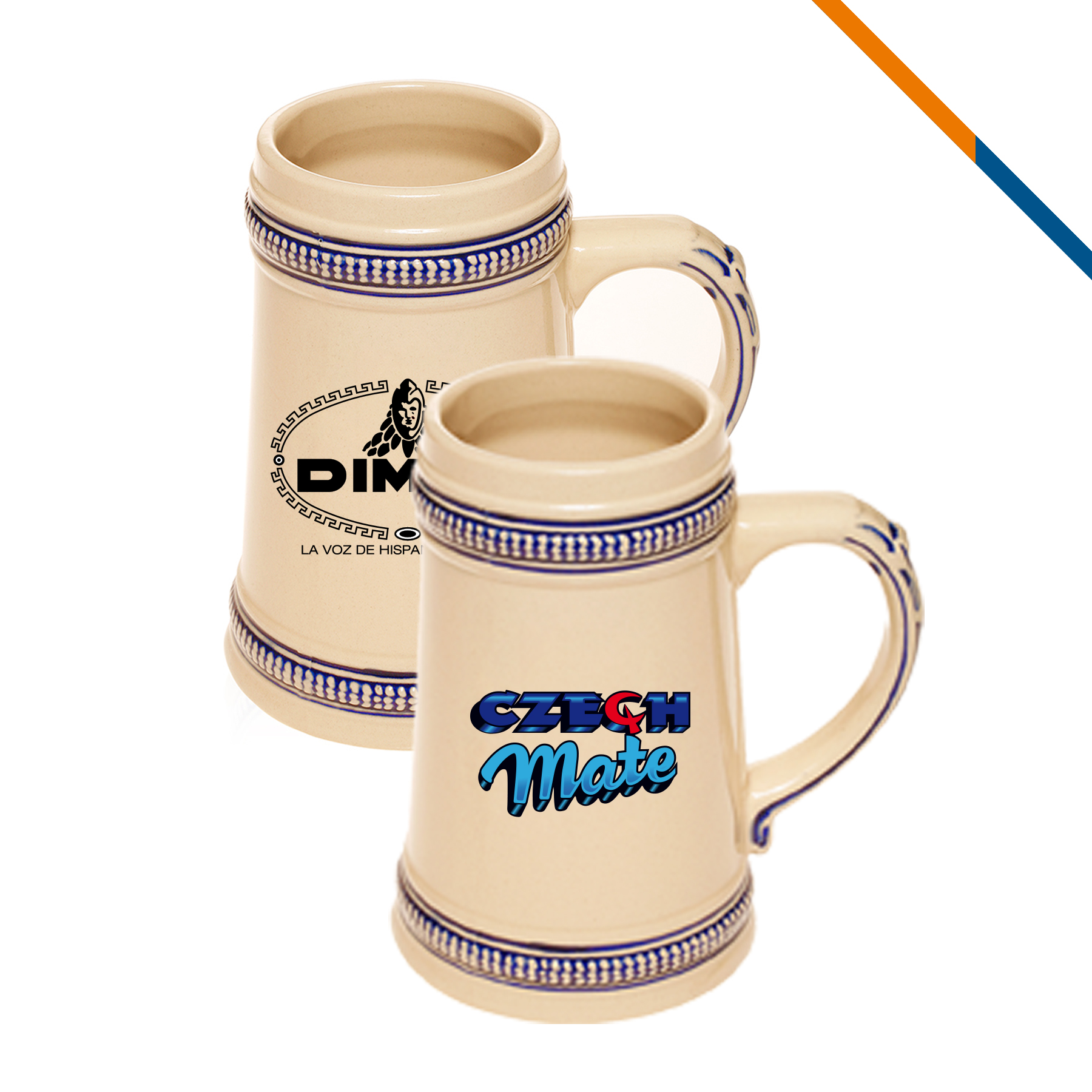 Tarbo Ceramic Beer Mug - 18.5 OZ. 7