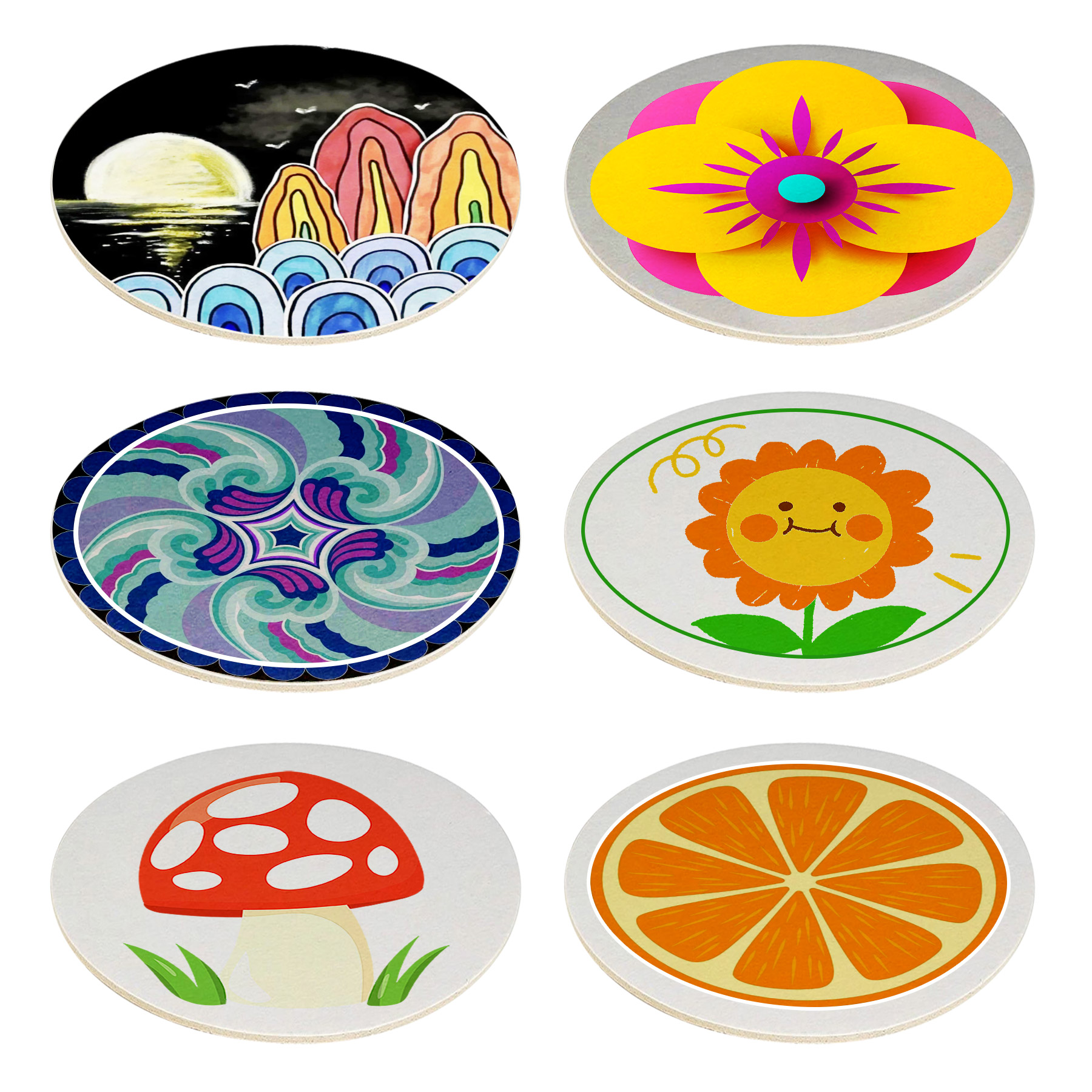 Disposable Absorbent Paper Coasters 2