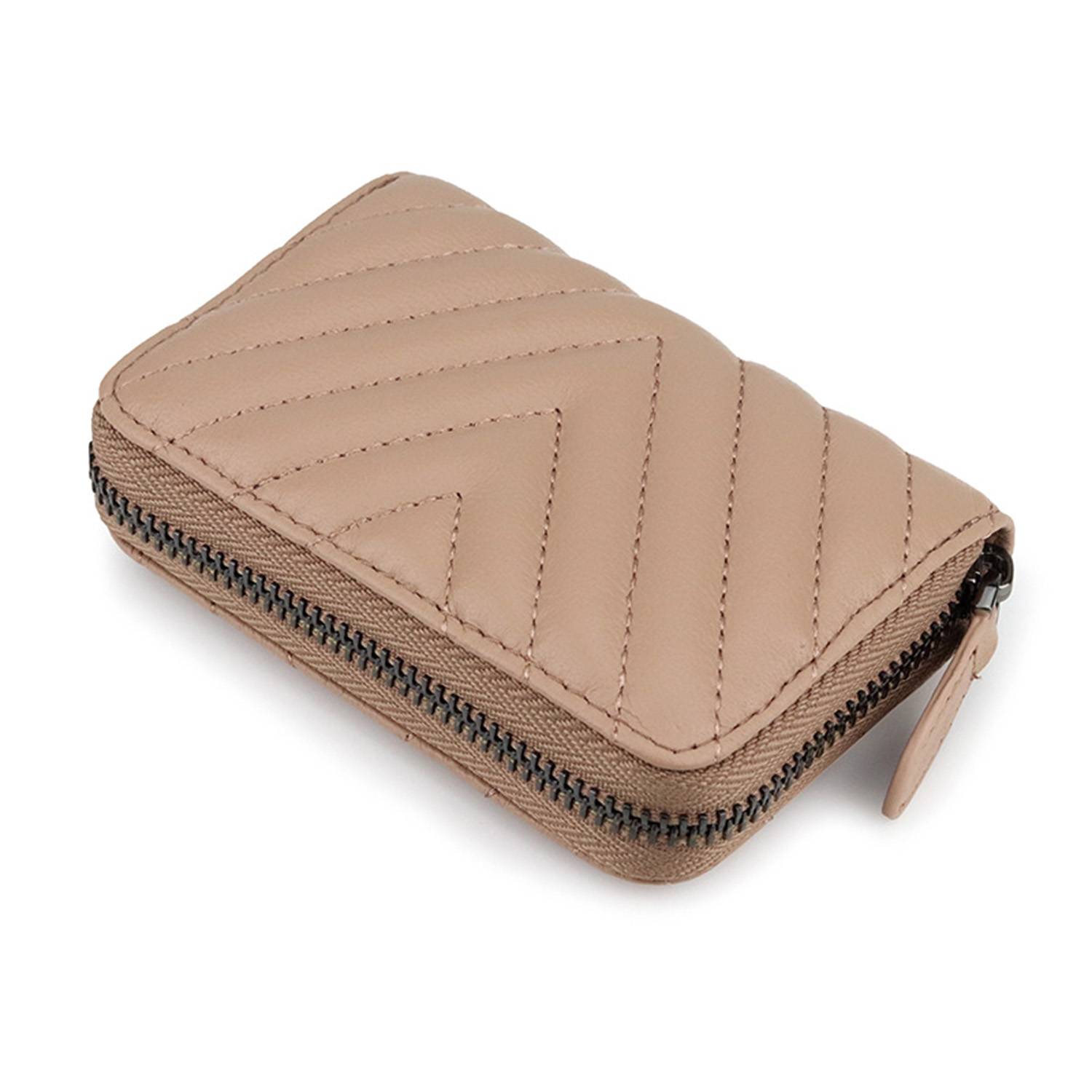 Genuine Leather Mini Wallet Card Bag 6