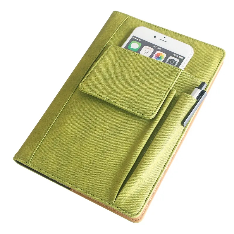 Multi Pocket Pu Leather Notebook 2