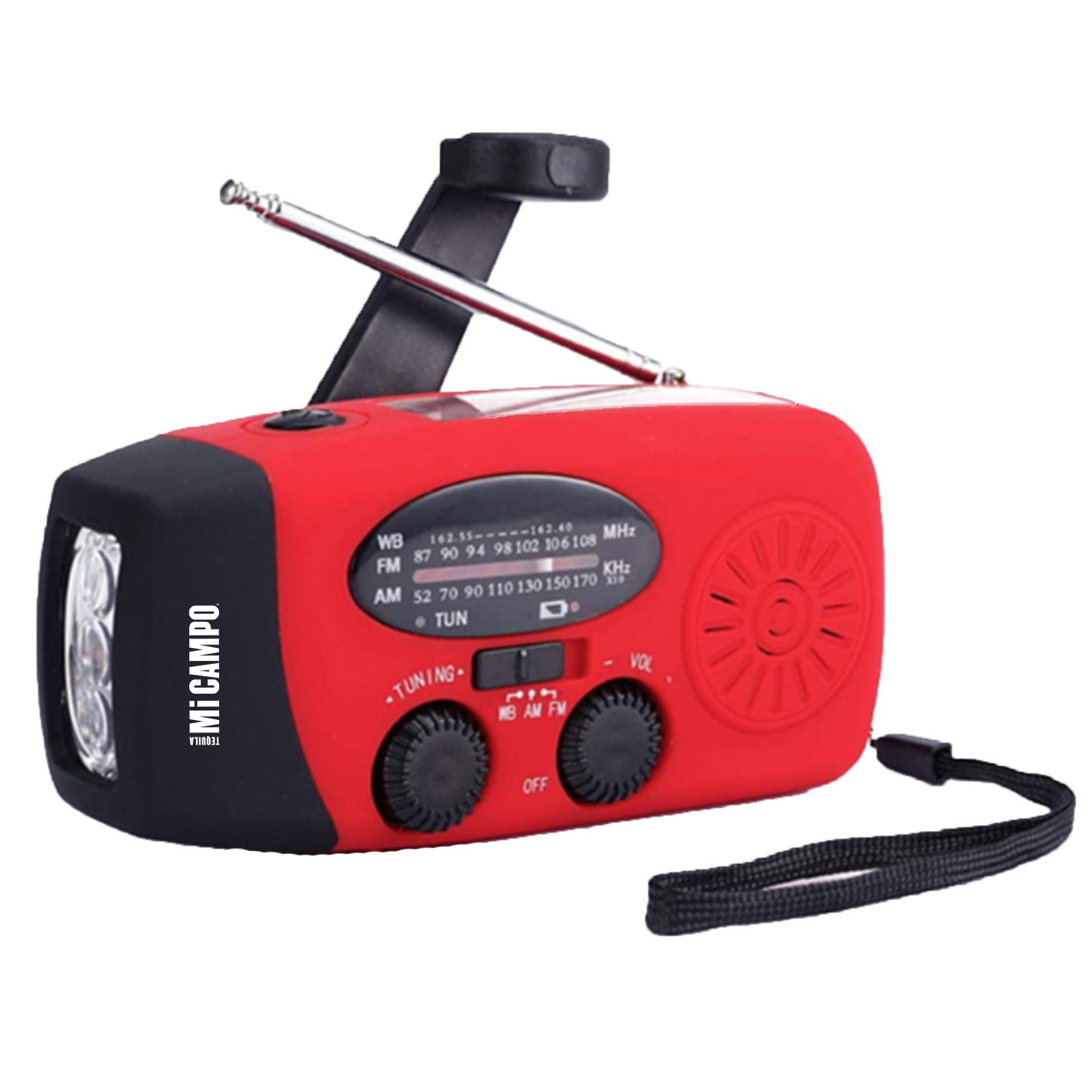 Portable NOAA Solar Hand Crank Radio w/Flashlight — view 1 of 3