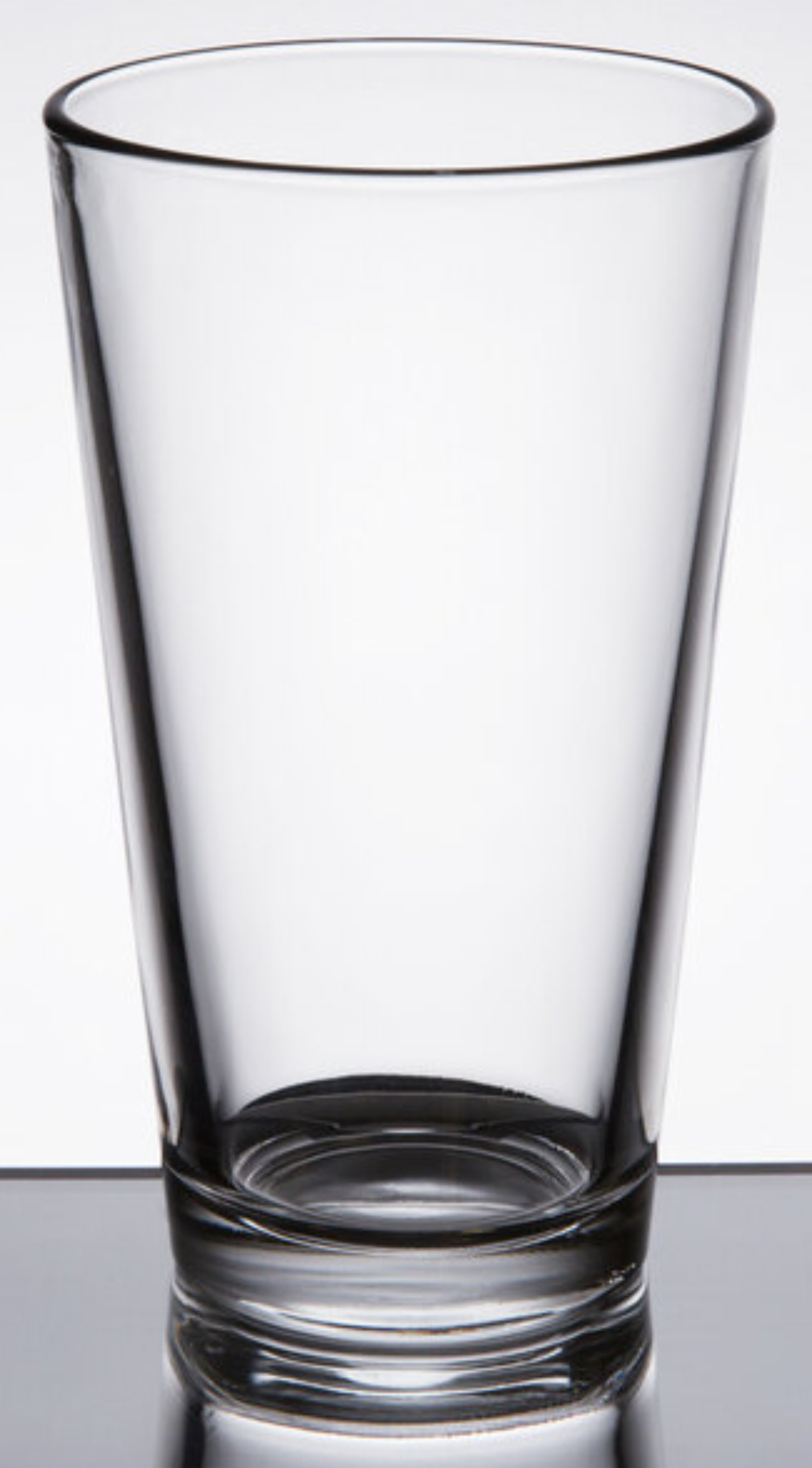 Libbey Restaurant Basics 16 oz. Rim Tempered Pint Glass -Dishwasher Resistant 1